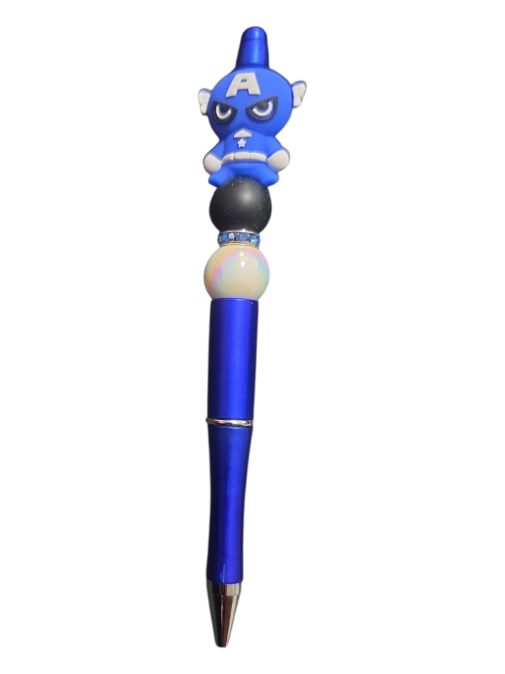 Blue Superhero Ballpoint Pen